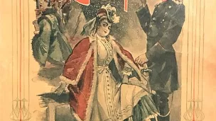 Couverture illustrée par José Roy pour l'édition Ollendorff (1907) de Boule de Suif.