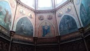 Fresques du choeur de l'église Ste Thérèse à Angers © RCF Anjou