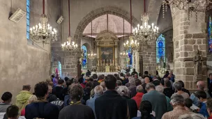 Fin du pèlerinage dans l'église Saint-Pierre ©RCF Manche