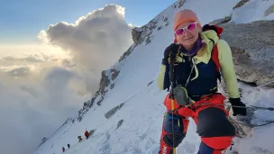 L'alpiniste Française Sophie Lavaud gravi le Mont Nanga Parbat et clôture l'ascension des quatorze sommets les plus hauts du monde. @DawaSangaysherpa