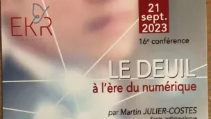 Le deuil à l'ère du numérique, une conférence proposée par l'association EKR de Châteauroux.