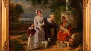 L’aumône ou famille berrichonne, par Henri-Joseph Boichard, visible à Bourges. © Musées de Bourges.