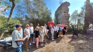 La Fondation du Patrimoine et les habitants du quartier de la chèvre d'or à Biot - RCF