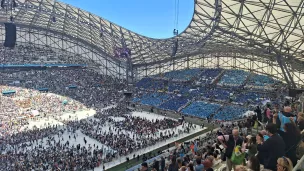 Le stade Vélodrome de Marseille. Plus de 60 000 personnes sur place. - Photo SCG - RCF