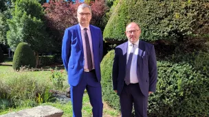 Olivier Cigolotti et Laurent Duplomb, les 2 sénateurs de Haute-Loire réélus ce dimanche © Martin Obadia