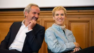 Pacal Demurger et Julia Faure les copresidente et coprésident d'IMPACT FRANCE 