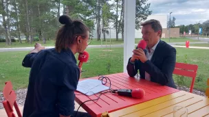 Nicolas Ray, député LR de l'Allier, au CREPS de Vichy