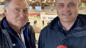 Yann ADAM, Directeur du Pôle Hippique de Saint-Lô & Gérald BEUVE, Juge bénévole, Normandy Horse Show