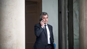Le ministre de l'Intérieur Gérald Darmanin doit se rendre à Rome en fin de journée pour délivrer un message de fermeté face à l'afflux de migrants sur l'île italienne de Lampedusa - Hans Lucas 