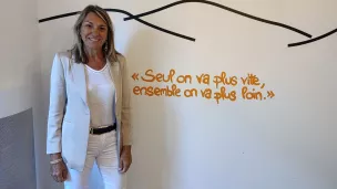 Isabelle Valentin, députée de la première circonscription de Haute-Loire. ©RCF Haute-Loire
