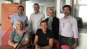 Martine Leblanc, Domitille Baudry, Laurent Coiret, Jacques Palou, Gaëlle Claus et Raphaël Ortega (de bas en haut et de gauche à droite)©RCFSavoie