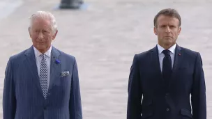Charles III au côté d'Emmanuel Macron à Paris pour se première visite officielle en France - ©Compte Twitter Elysée 