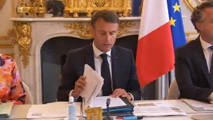 Emmanuel Macron, lundi 25 septembre © Compte X de l'Elysée