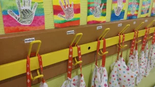 Couloirs d'une école maternelle d'Annecy ©RCF Haute-Savoie