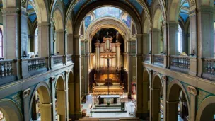 © DR - Vue du Grand Orgue Cavaillé-Coll depuis la nef de l’église Saint-François-de-Sales