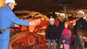 Le Musée des Mines de Fer à Neufchef avec Antoine Bach (image Moselle attractivité)