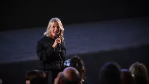 © Chassignole - Karin Viard en master class au Pathé Bellecour pour le Festival Lumière
