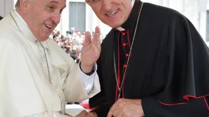 Le Pape et Monseigneur Rey