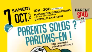 Le réseau parents solos 49 organise sa 5ème journée départementale ce samedi 7 octobre à Chemillé-en-Anjou