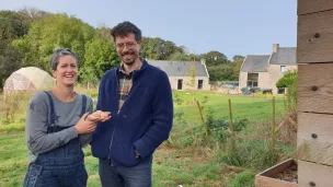 Nathalie Richard et Antoine Etesse : l'éco-lieu le Moulin du Roz à Lampaul-Ploudalmézeau @ Christophe Pluchon, RCF 2023