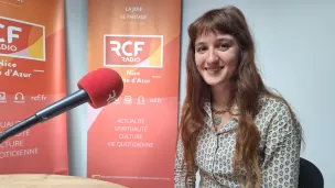 Fanny Balian dans le studio de RCF à Nice - RCF