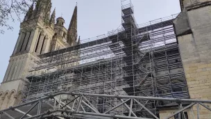 @RCF Anjou - Chantier de restauration de la toiture de la cathédrale Saint Maurice d'Angers