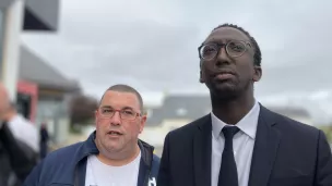 Le secrétaire d'Etat à la mer, Hervé Berville, a rencontré les représentants des pêcheurs au Guilvinec - © Ronan Le Coz