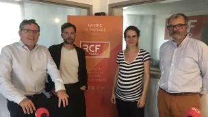 Thierry Legaye, Romuald Santini, Pauline Darde et Olivier Dauphin ©RCF Savoie