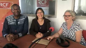 Denis Kaboré, Catherine Weben et Marie-Thérèse Bouchet ©RCFSavoie