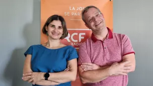 La directrice de la Na crèche de la chapelle Saint aubin et François Gérard