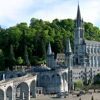 La basilique de Lourdes