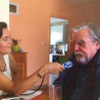2012 - Michael Lonsdale au micro de Lætitia de Traversay