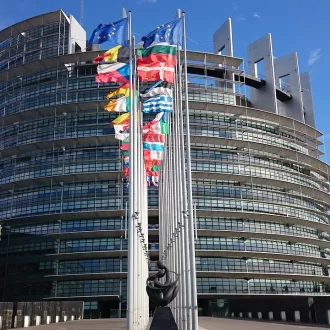 le parlement européen à Strasbourg