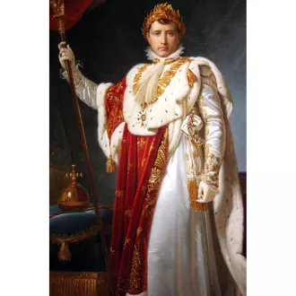 L'Empereur Napoléon 1er en costume de sacre, huile sur toile, 1805, par François Gérard