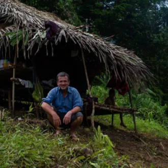 Pierre de Valombreuse dans sa vallée chérie à Palawan aux Philippines