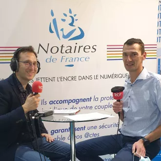Avec Maître Fabrice PEFFERKORN sur le Salon de l'immobilier