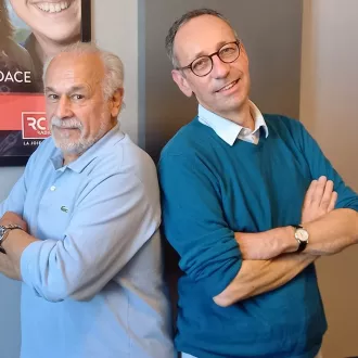 Francis Perrin et Vincent Belotti à RCF