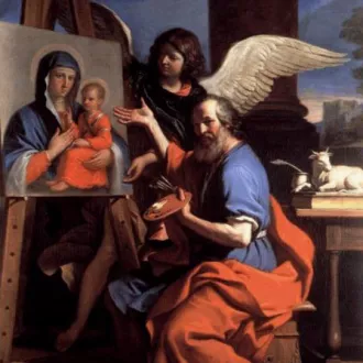 Saint Luc l'évangéliste en peintre, Guerchin ©Wikimédia commons
