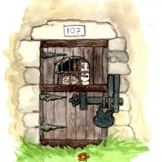 Au premier jour de la confine - Illustration de Capucine Mazille