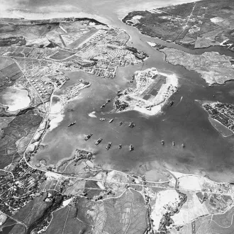 Vue aérienne de Pearl Harbor le 30 octobre 1941 ©Wikimédia commons