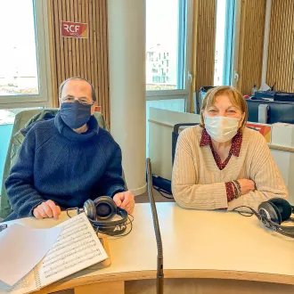 Pierre Saby (à gauche), Nicole Corti - © Spirito