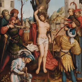 Le Martyre de saint Sébastien, Hans Holbein l'Ancien. Alte Pinakothek, vers 1516 ©Wikimédia commons