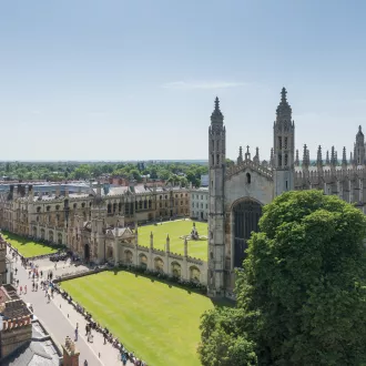 King's College chapel, Cambridge from Great St Mary's church ©Unsplash