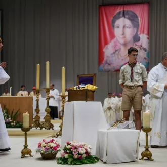 Messe de béatification de Pauline Jaricot ©JEFF PACHOUD / AFP