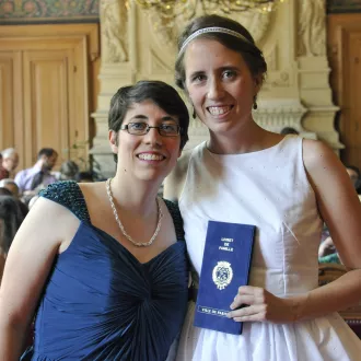 Mariage entre deux femmes en 2015 à Paris ©P.RAZZO/CIRIC