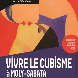 L'affiche de l'exposition "Vivre le cubisme à Moly-Sabata"