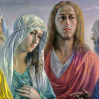 Tita Gori, Jésus-Christ entouré de disciples et d'une sainte femme ©Wikimédia commons