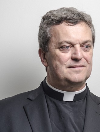 Père Benoist de Sinety, le 29/11/2017 ©Patrick Gaillardin / Hans Lucas