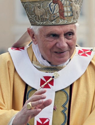Le pape Benoît XVI en 2010 ©Wikimédia commons