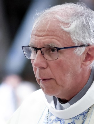 Mgr Antoine Hérouard  à Lourdes le 12/08/2019 ©Laurent Ferriere / Hans Lucas